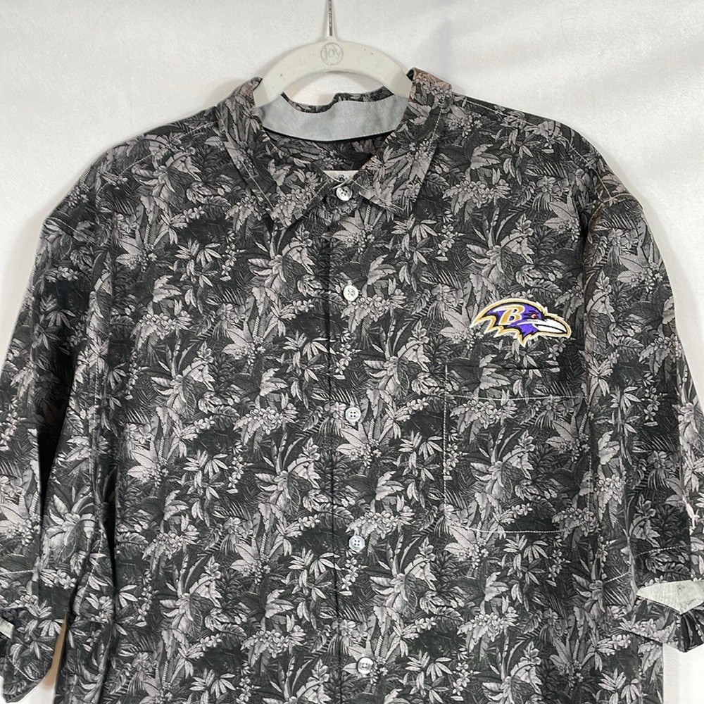 Baltimore Ravens Custom Tommy Bahama Shirt NWT XLT Hawaiian Button Down NEW - Picture 2 of 13